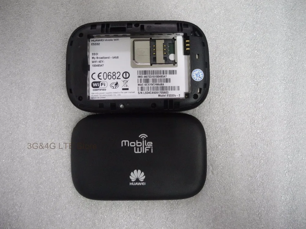 Оригинальный разблокированный HSPA + 21 6 Мбит/с HUAWEI E5332 Портативный 3G Wi Fi роутер и