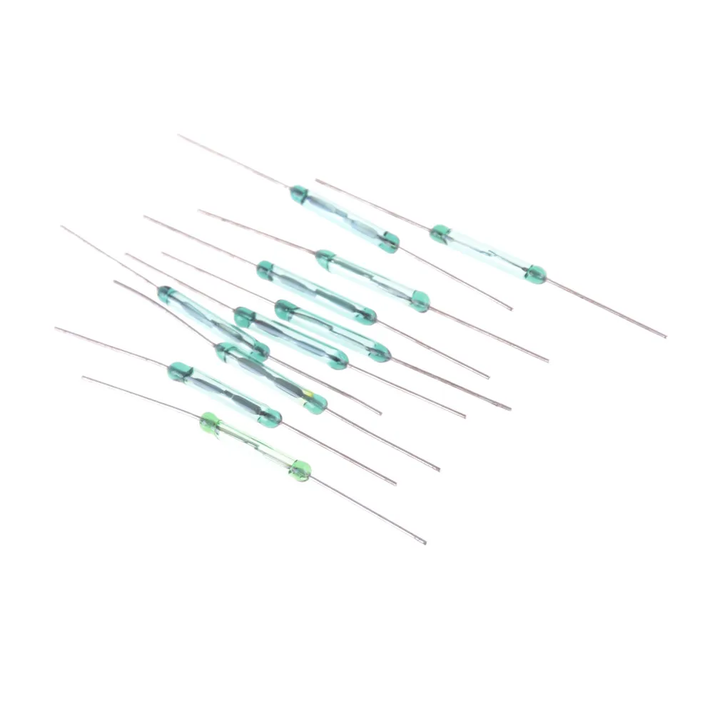 10 шт. N/O геркон магнитный переключатель 2*14 мм нормально открытый магнитный индукционный переключатель