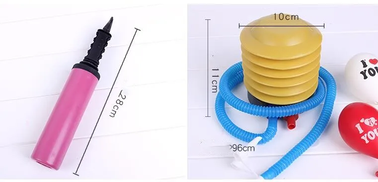 Желтый ножной насос 1 шт. пластик воздушный насос вспомогательное оборудование воздушных шаров День рождения Свадебные принадлежности для шары воздушный насос товары для праздников