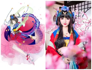 

Luo Tianyi Hua Jia Merry Wedding Bride Costume Hanfu for VOCALOID Anime Mobile Game Cosplay Hanfu Lolita Female Princess Hanfu