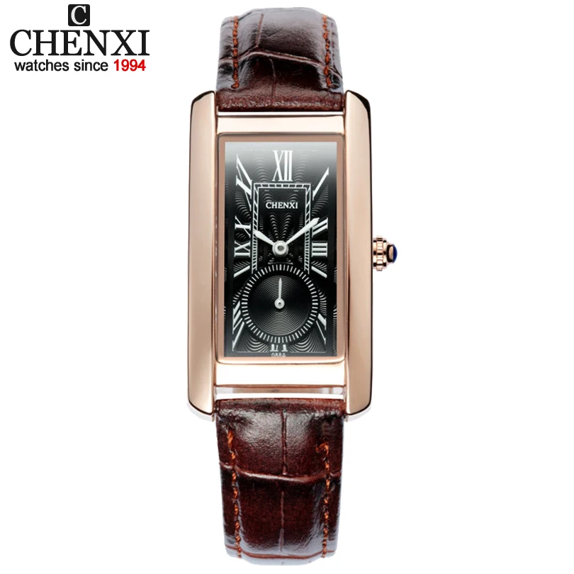 Prix pour CHENXI Femmes Quartz-Montre Classique Carré Cadran Fille Montres bracelet En Cuir Dames et Femme Chiffres Romains Étalonnage Bracelets Prix pour CHENXI Femmes Quartz-Montre Classique Carré Cadran Fille Montres bracelet En Cuir Dames et Femme Chiffres Romains Étalonnage Bracelets