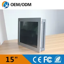 15 inch screen Resolution 1024×768 computers pc industrial cnc machine with cpu Intel D525 1.8GHz Installation desktop/embedded