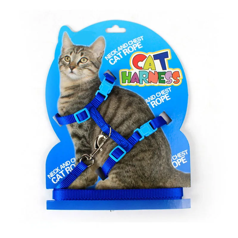 Buy Adjustable Cat Harness Nylon Strap Collar with