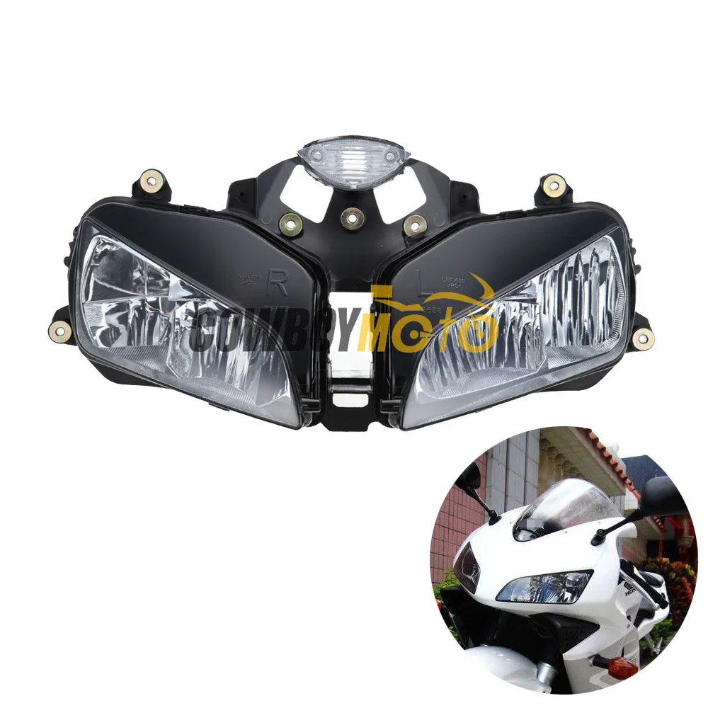 

Motorcycle Clear Lens Headlight Head Light Lamp Headlamp Assembly Housing Kit For Honda CBR600RR CBR 600 RR 2003 2004 2005 2006