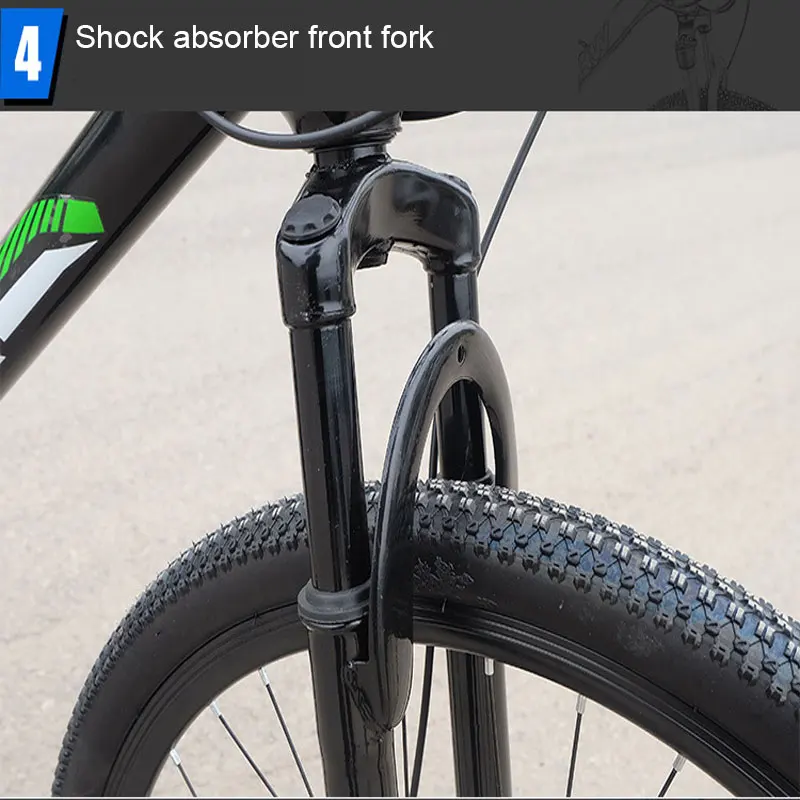 Excellent Mountain Bike 26 Inch Cycling Bicycle Front and Rear Mechanical Disc Brakes 5