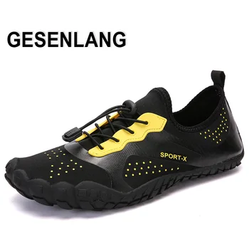 

2019 Men Women Five Fingers Water Shoes Quick Drying Swimming Diving Aqua Sneakers Summer Breathable Outdoor Walking Beach Shoes