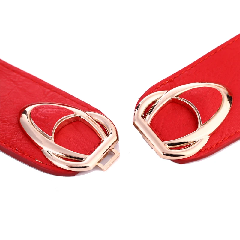 Women's Belt Elastic Stretch Fashion Waist Cinch Band 4.0CM Wide With Clasp Alloy Buckle