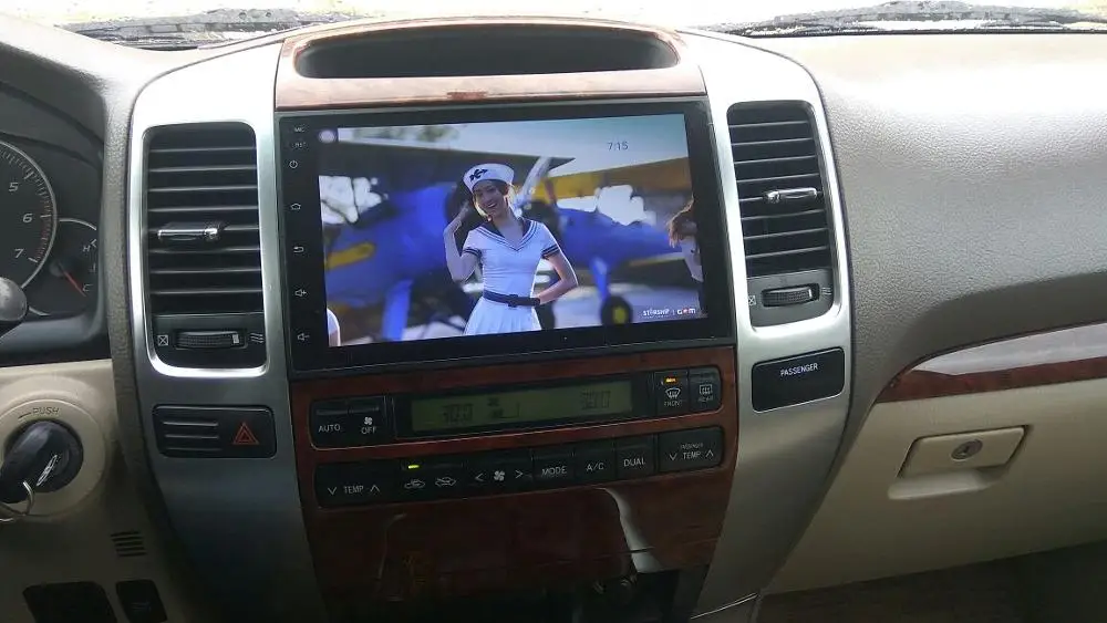 Cheap 2G+32 Android For Toyota Prado 120 Land cruiser 120 2004-2009 Quad Core 1024*600 Bluetooth 2 Din Car DVD Radio GPS Navigation 32