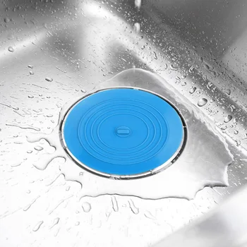 

Silicone Tub Stopper Bathtub Stopper Drain Plug Sinks Hair Stopper Flat Cover Bathroom Sink Drain Strainer Kitchen Accessories