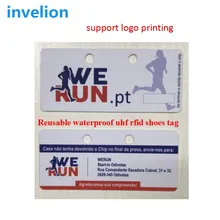 1000 шт./лот 860-960 МГц uhf rfid водонепроницаемый shoetag с epc gen2 пассивная спортивная обувь бирка печать логотипов под заказ