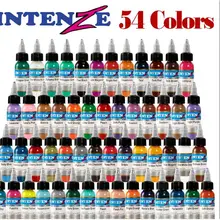Ouxinli 54 Цвет Высокое качество чернила татуировки 1 унц./бутылка чернила татуировки набор