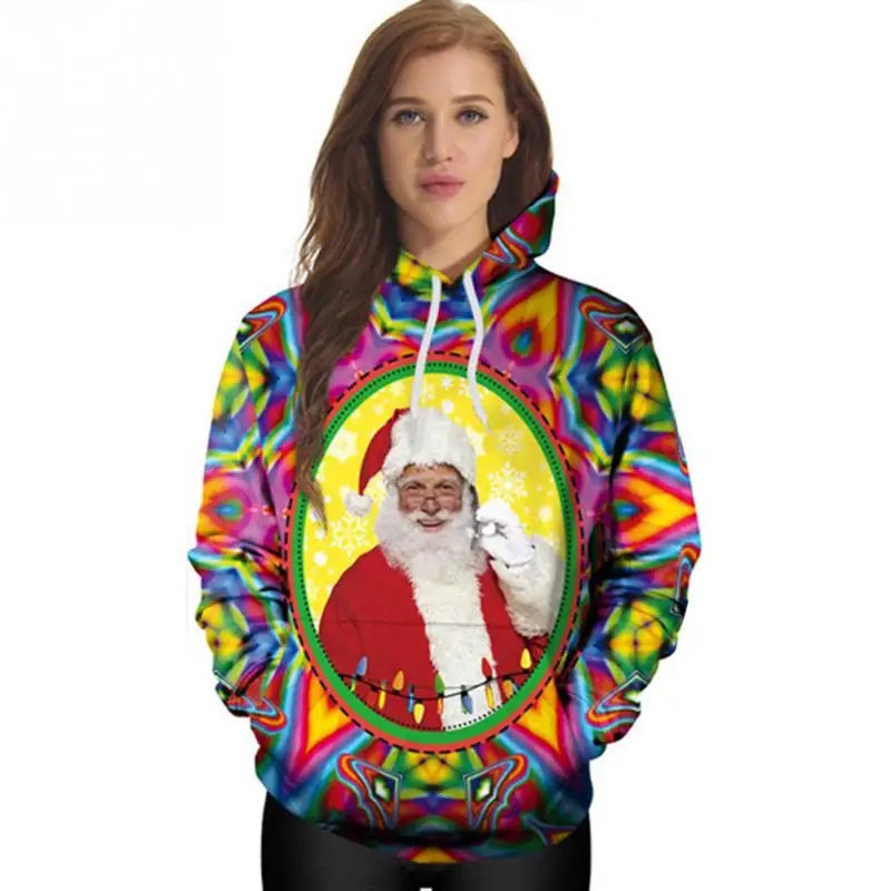 santa hooded sweatshirt