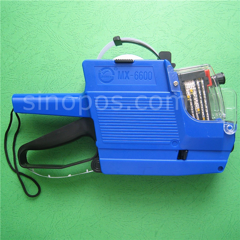 Two line Price Labeler 10 Digits, tag sticker pricing gun date batch number labeller 6600 double rows 2 lines label applicator