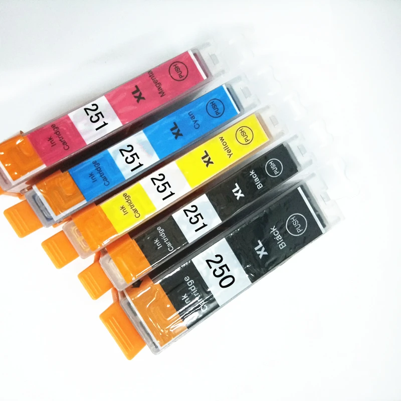 Vilaxh PGI-250 CLI-251 чернильный картридж для принтера canon принтерам PIXMA MG5420 MG5422 MG5520 MG5522