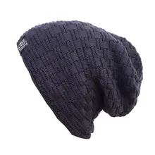 Женская и мужская зимняя вязаная теплая шапка, утепленная бархатная подкладка, спортивный головной убор, походная альпинистская шапка, Новинка