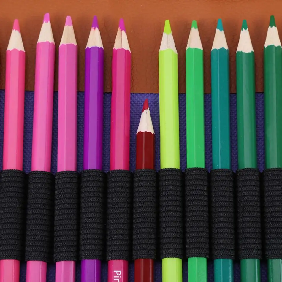 50 pz Art Drawing Set Matita Colorata Arte Matite Scatola di Caso 50 x Matite Colorate 1 x Cassa di Matita 1 x Temperamatite