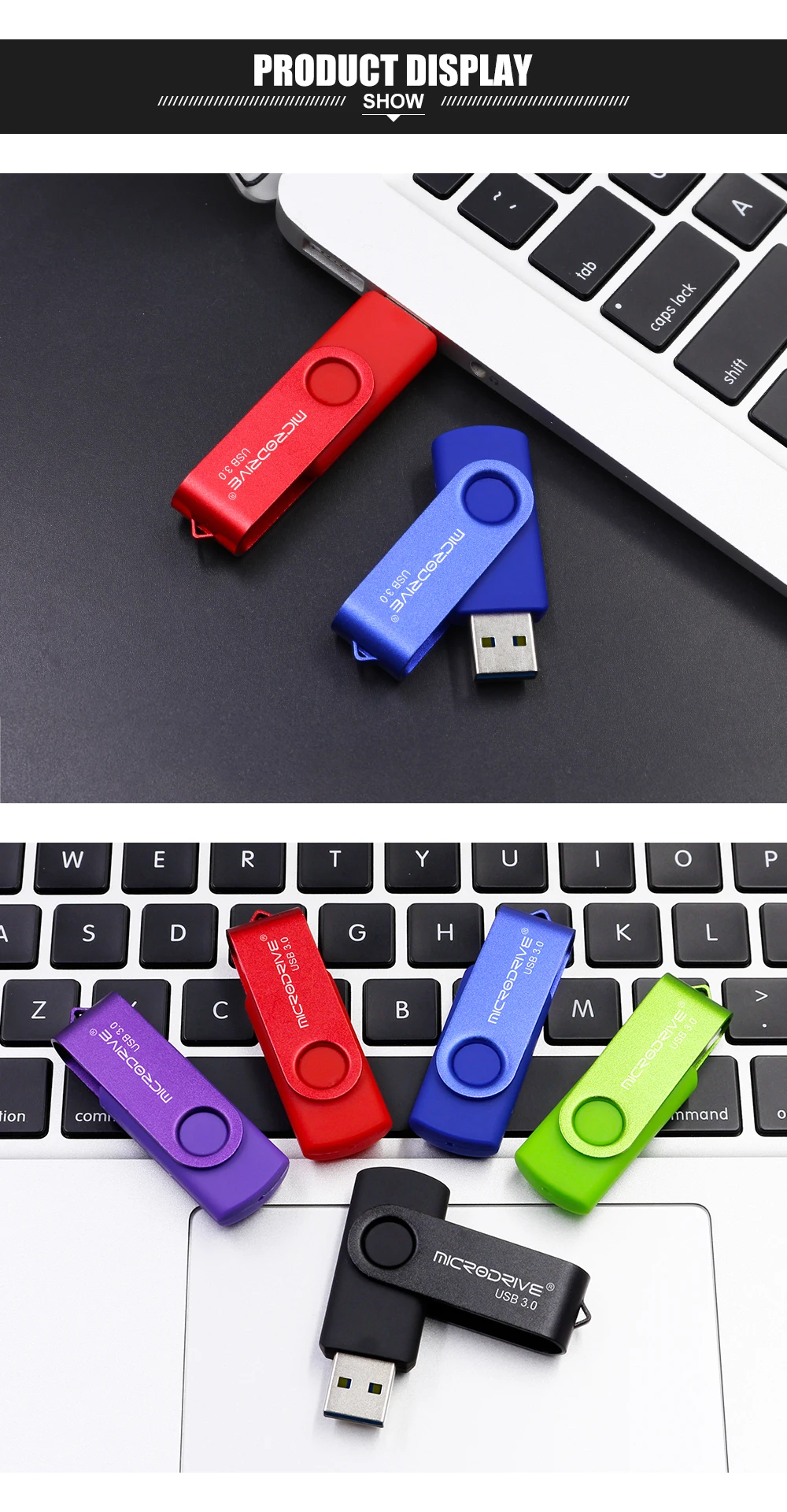 Металлический usb флеш-накопитель, USB 3,0, вращающийся флеш-накопитель, 16 ГБ, флеш-накопители, 32 ГБ, usb карта памяти, 64 ГБ, флеш-накопитель, 128 ГБ, высококачественный u-диск