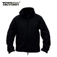 Buy TACVASEN Winter Airsoft Military Jacket Men Fleece Tactical Jacket Thermal Hooded Jacket Coat Autumn Outerwear Men Clothing 3XL Online - Image 5