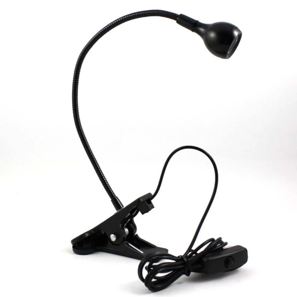 

2017 Low Power Consumption, Soft LED light 95lm USB Flexible Reading Light Clip-on Beside Bed Table Desk Lamp Book
