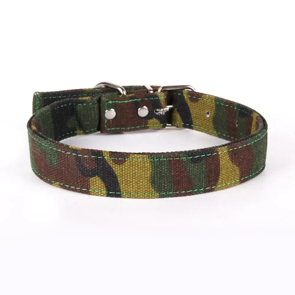

1 piece Camouflage Canvas Material pet dog collar woods Training Camouflage for Medium Large Dogs Seat Belt Accessories Lead