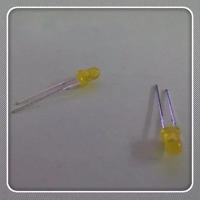 5 мм LED светоизлучающих Диоды желтое свечение желтый свет подчеркнул световой трубки