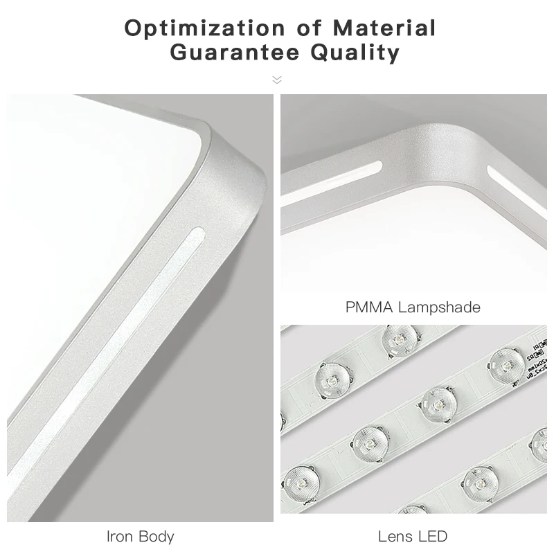 Современный светодиодный потолочный светильник, серебристый алюминиевый каркас, супер акриловый абажур, спальня, прохода, балкон, потолочный светильник, домашний декор