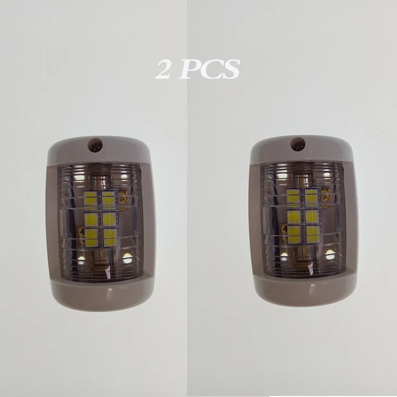 

White Boat Stern Navigation Light 12V 135 Degree for Marine Boat Yacht Masthead Navigation Sailing Signal Lights