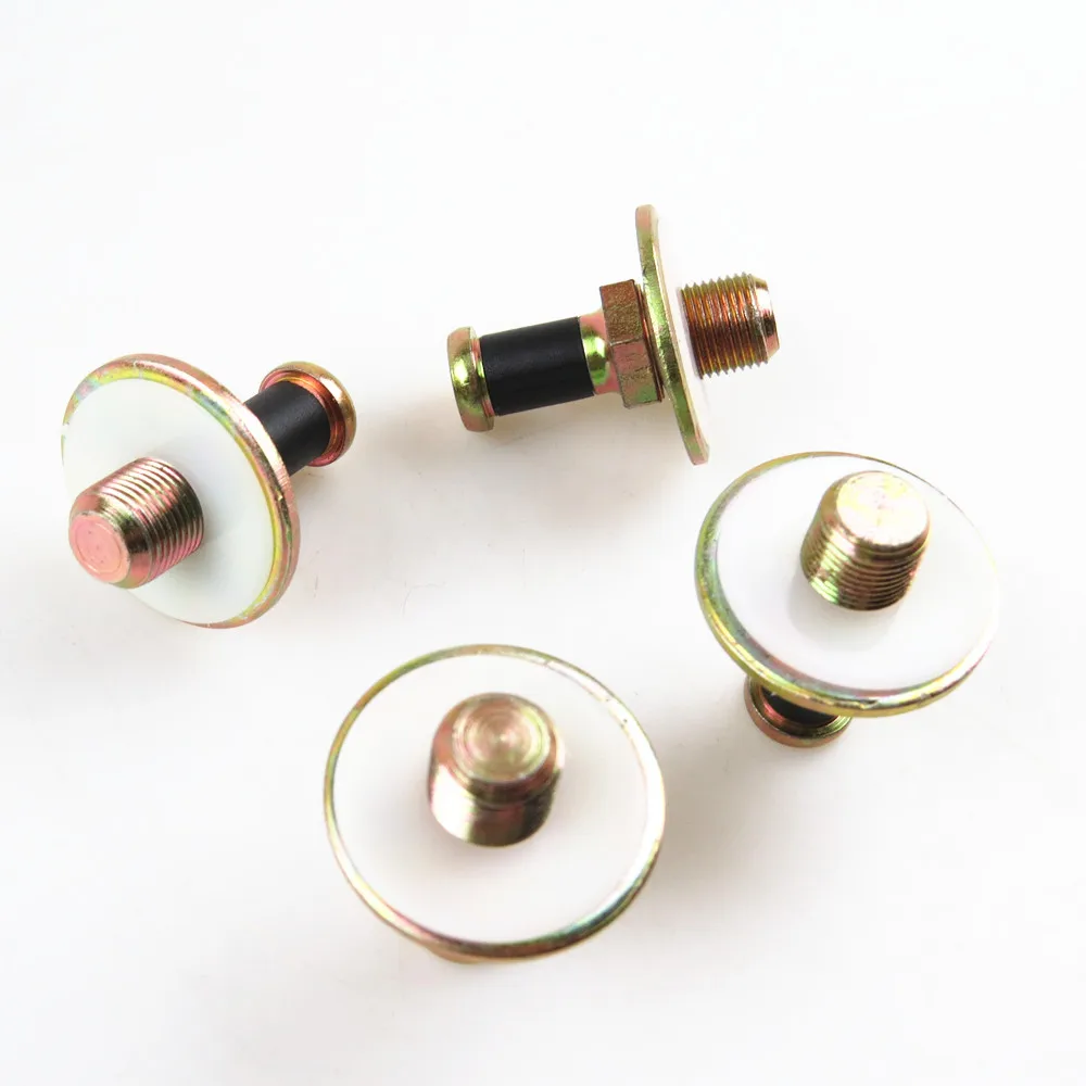 TUKE Qty4 Car Door Latch Touch Striker Pin Screws For VW Golf MK4 Polo