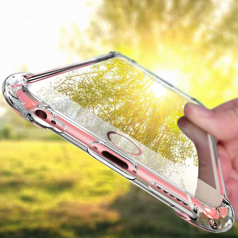Half-wrapped Case For iPhone 6 Transparent With Design Plain Anti-knock Cases 6S Plus | Мобильные телефоны и аксессуары