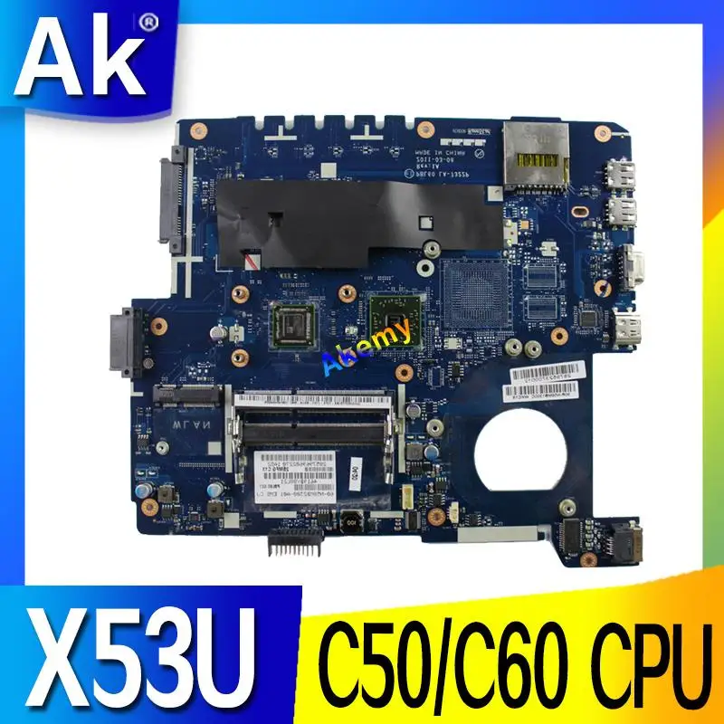 X53U материнская плата PBL60 LA-7322P для For Asus K53U X53B K53B X53BY X53BR ноутбука C50/C60 cpu | Компьютеры