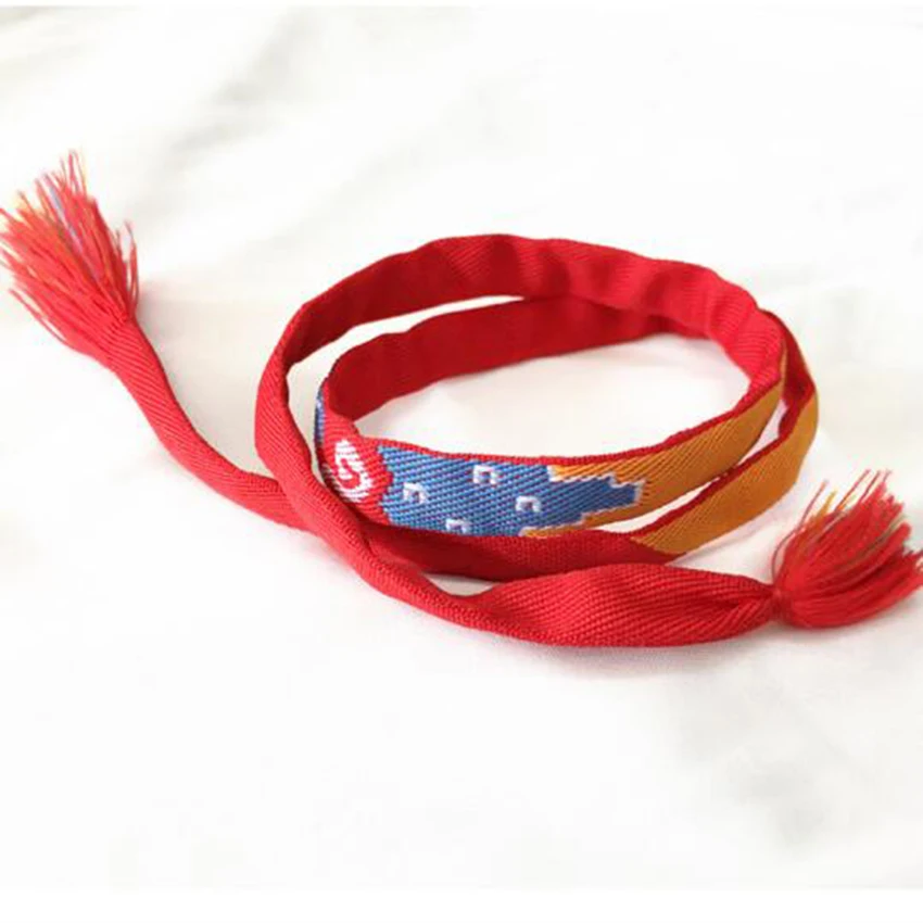 Meetcute Your Name Bracelet Movie Anime Bracelets Bangles For Meetcute Your Name Bracelet Movie Anime Bracelets Bangles For Women Men Long Knot Rope Multi Color Half Handmad In Charm From Jewelry