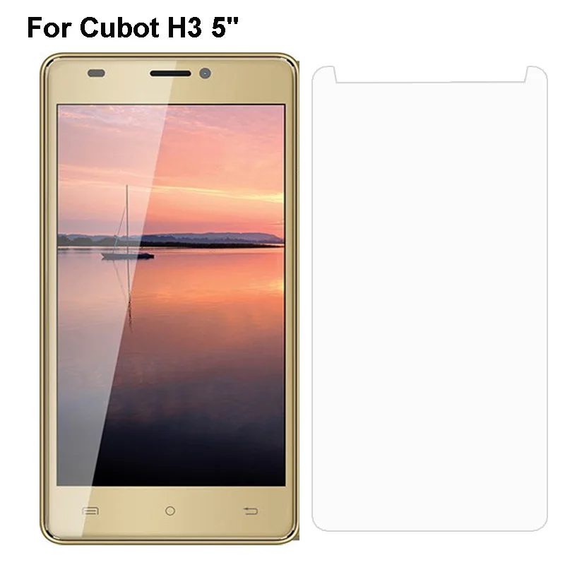 

For Cubot H3 Tempered Glass Cubot H3 Glass For Cubot H 3 Screen Protector Transparent HD Protective 0.26mm 9h Hardness Glass