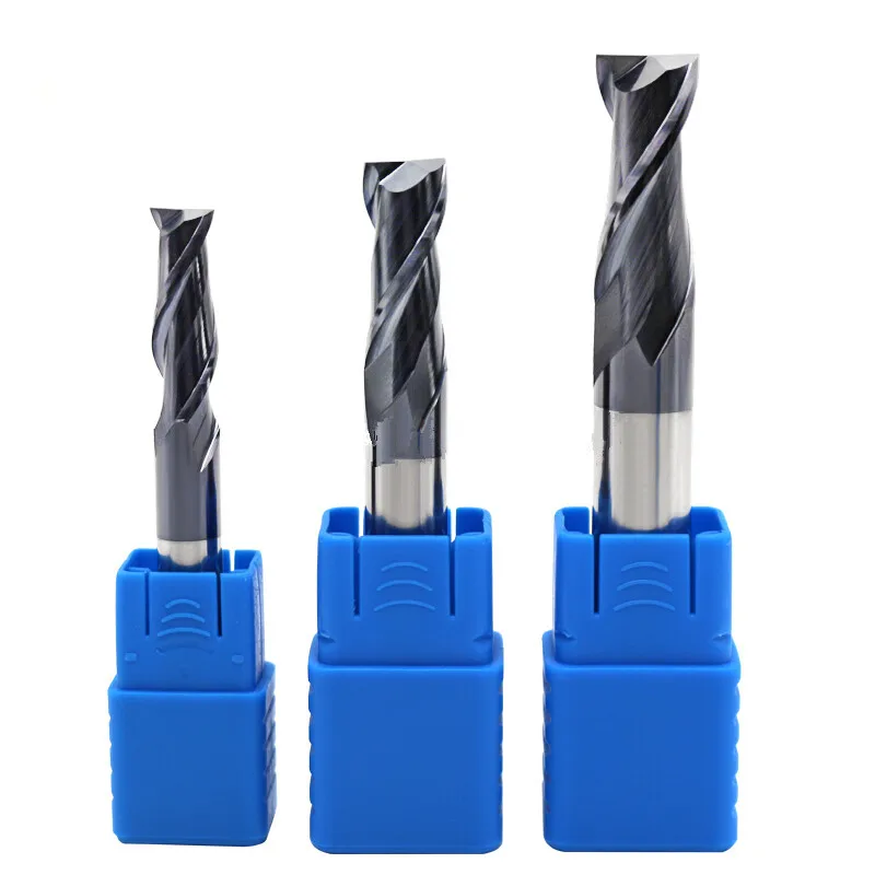 Milling Cutter Alloy Coating Tungsten Steel Tool Cnc Maching 2Flute End