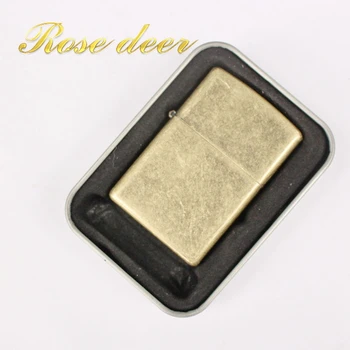 

Top Hot Classic Vintage Gasoline Cigarette Lighter Tobacco Oil Lighter Metal Plating Cigar Lighter Men Kerosene Lighter Gifts