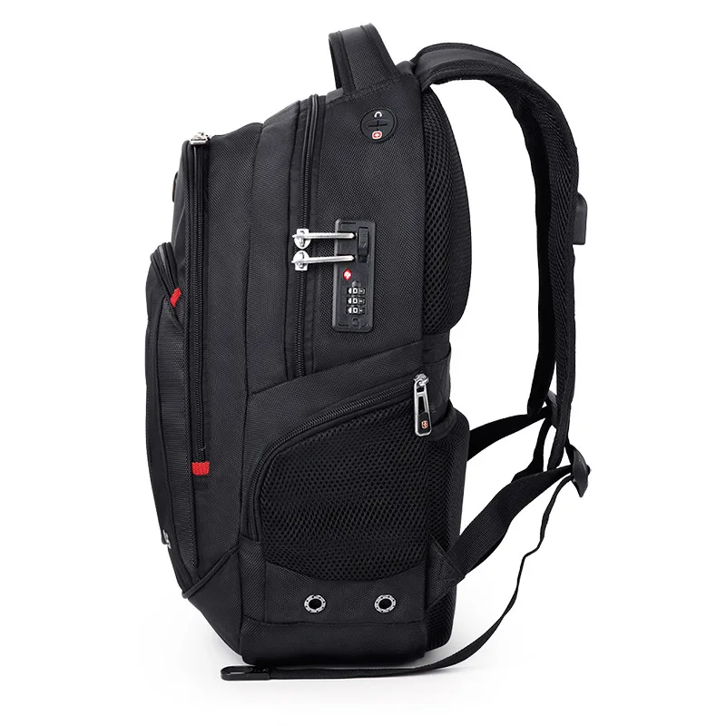 17 Inch swiss usb tsa anti theft Laptop Backpack gear men travel laptop backpack waterproof male Bag waterproof  Mochila sac 