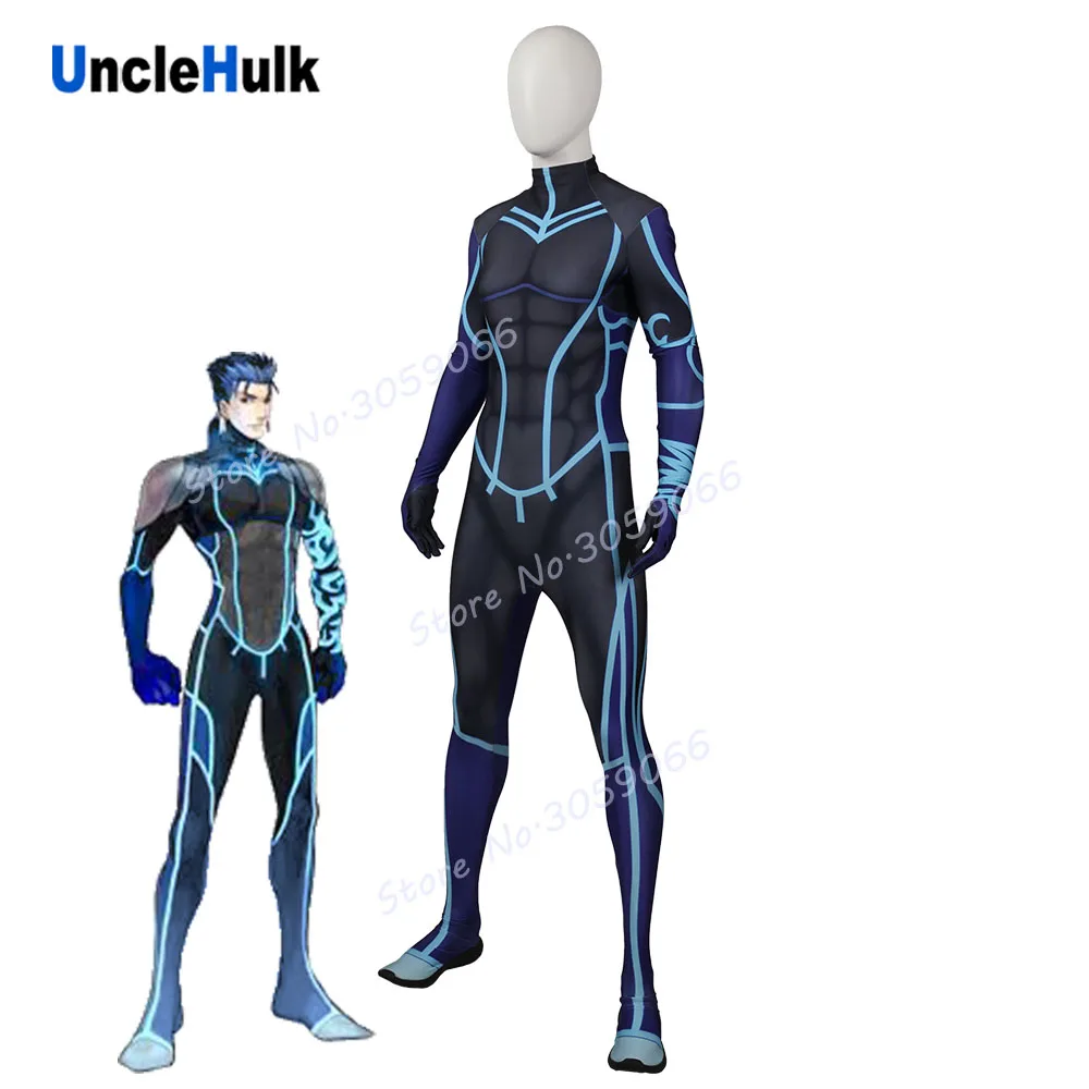 

Extella Blue Cu Chulainn Costume Cosplay Bodysuit | UncleHulk