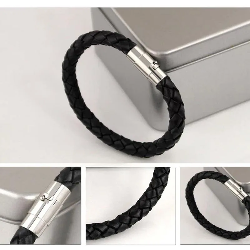 THLIVEOU, новинка, модный мужской браслет из тонкой синтетической кожи, браслет, плетение, браслеты, Mujer, модные ювелирные изделия