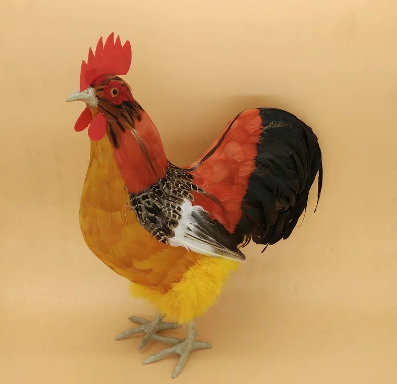 simulation-cock-plastic-feathers-colourful-cock-1-1-model-large-39x42cm-home-farm-decoration-gift-w0207