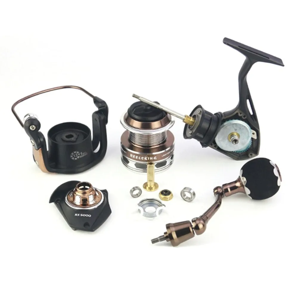 

OUTAD REELSKING Fishing Reel 13+1 Ball Bearings Hollow Line Cup High Speed Brake Stainless Steel Bait Casting Fishing Reel