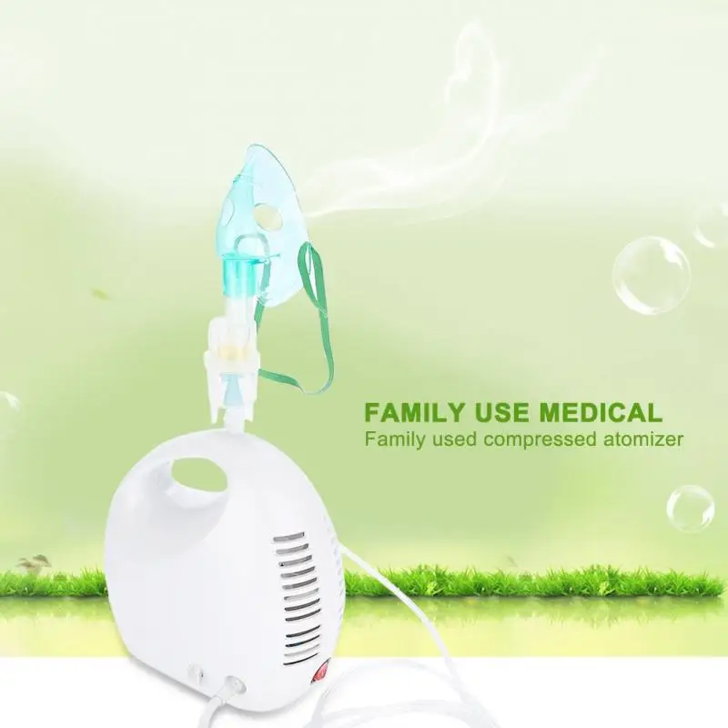 Portable Face Spray Steamer Ultrasonic Nebulizer Atomizer Beauty Instrument Compressor Nebulizer Kit Skin Care Tools EU Plug