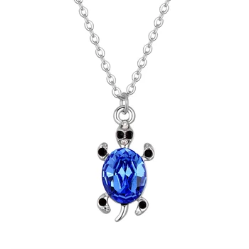 

2019 New Charming tortoise pendant necklace for women With crystal from swarovski for mother's day gift bijoux