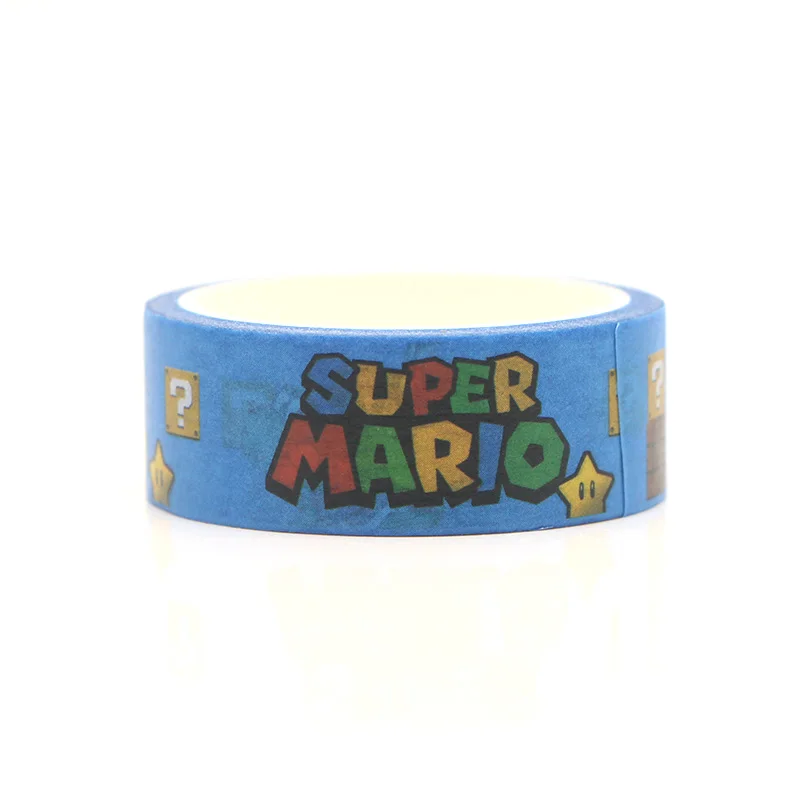 Super mario cartoon funny DIY Scrapbooking Sticky Adhesive washi Paper Masking Tape Printed Patterns stickers decals E0151