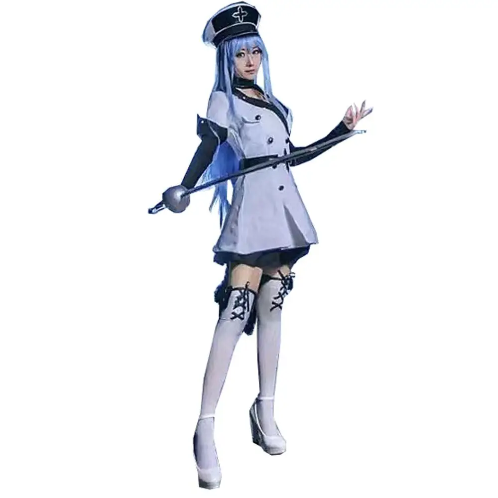 Акаме ga Kill Esdese Esdeath Косплей Костюм - Цвет: Черный