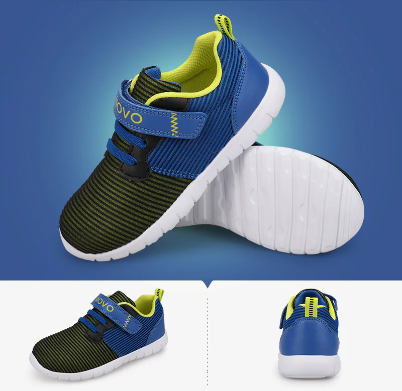 UOVO Новые обувь для детей Дышащие весенне-осенняя обувь для мальчиков и девочек, светильник-вес подошвой детская обувь гибкие туфли для детей