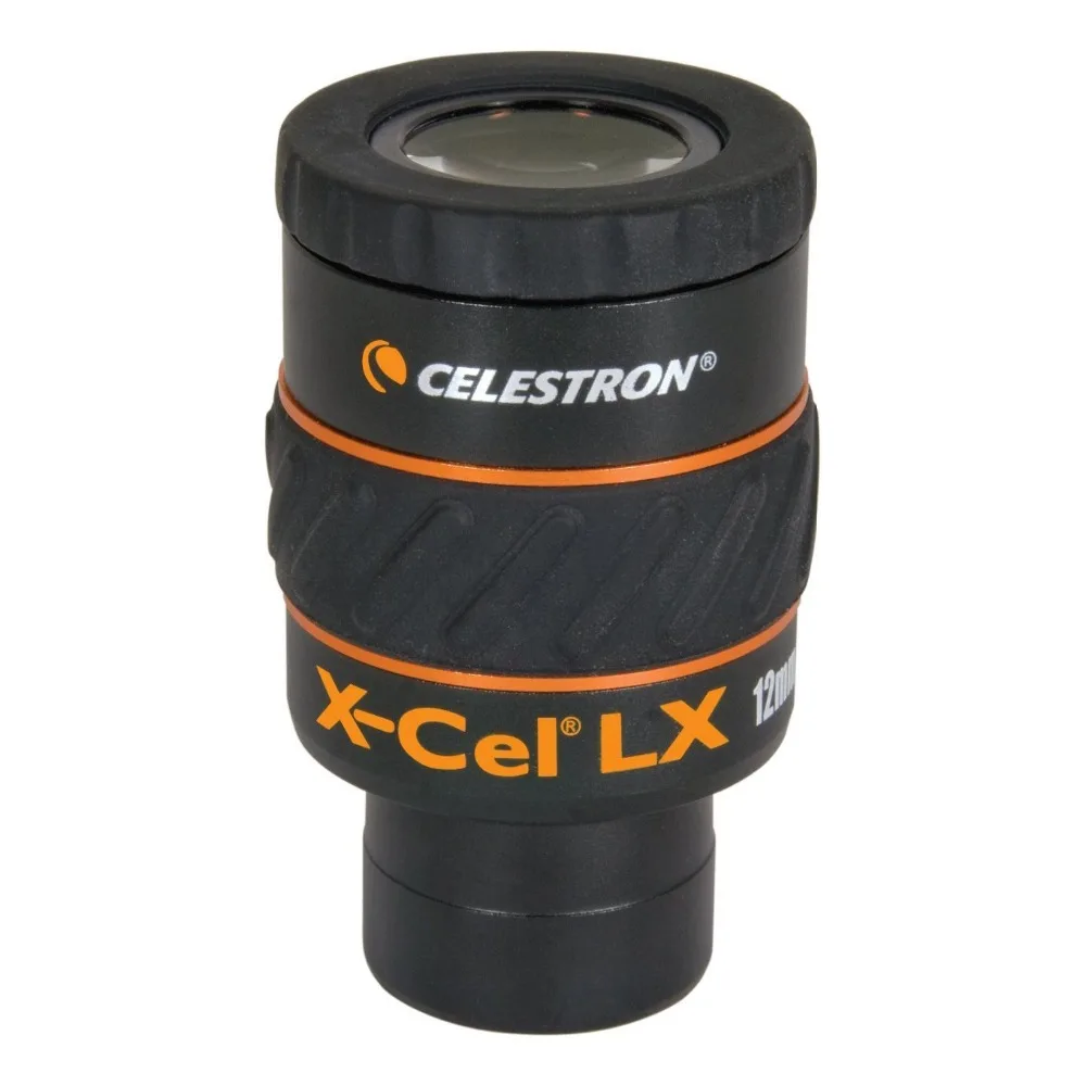 Окуляр CELESTRON X-CEL LX 12 мм, 1,25 дюймов, широкоугольный телескоп высокого разрешения большого калибра, аксессуары, не Монокуляр