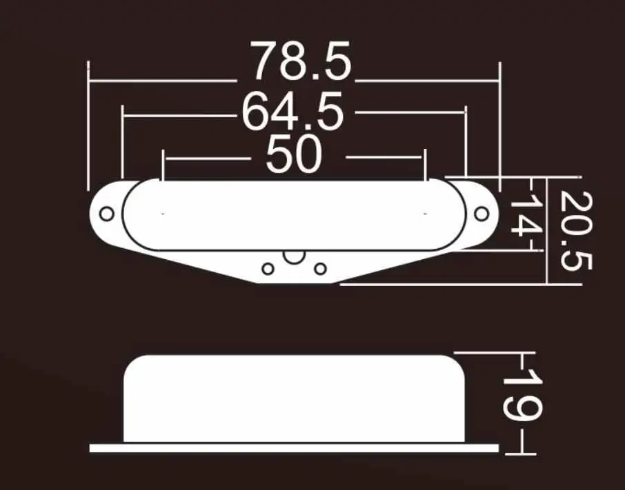 KAISH набор из 2 винтажных звуков Alnico 5 телеприемников пикапов для Telecaster|pickups for