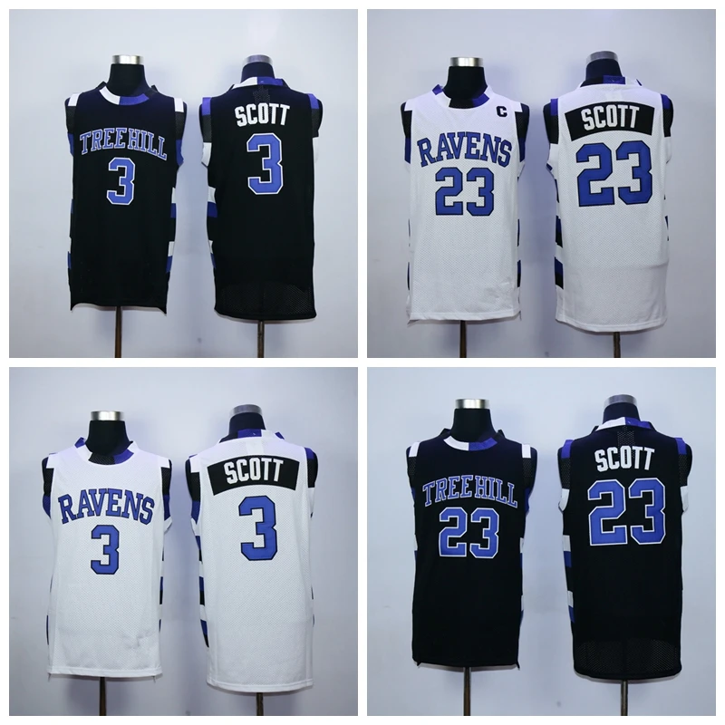 One Tree Hill Movie Jersey 23 Nathan Scott 3 Lucas Scott One Tree Hill