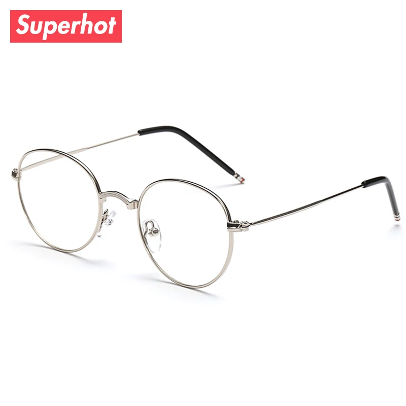 Superhot Eyewear Concise Rotonda Occhiali Retro Vintage Optical Occhiali Da  Vista Montatura per occhiali Sottili Cerchi In Lega nero argento  85801|spectacle frame|glasses retroround glasses - AliExpress
