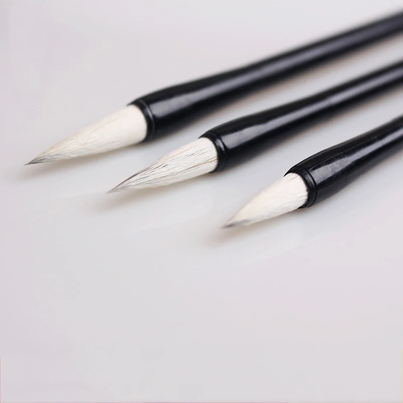 EZONE китайская кисть для рисования акварелью почерк практика разных размеров шерсть кисти для волос каллиграфия поставка
