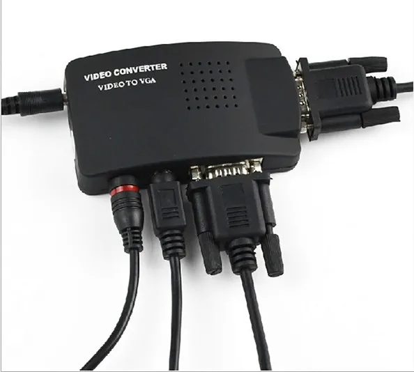 AGPTEK PC MAC VGA к ТВ AV композитный RCA s видео конвертер коробка поддержка ПК Mac|vga to|vga to